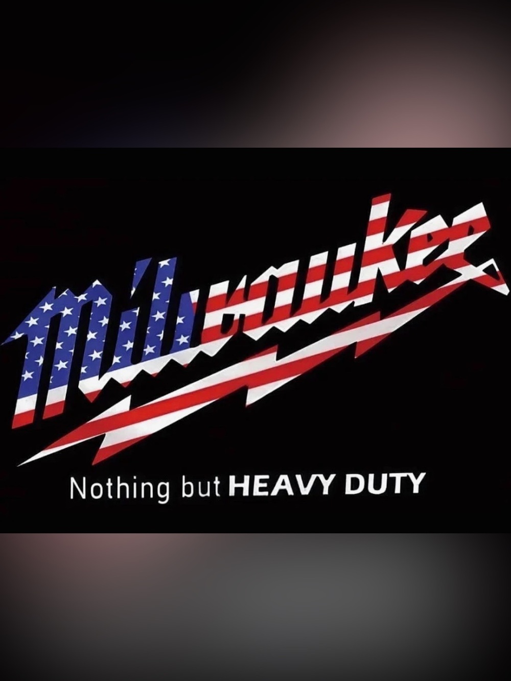 Milwaukee Tools American Flag Banner Garage Workshop Man Cave Wall Flag NIP